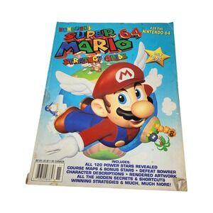 Gamefan Super Mario 64 Strategy Guide Nintendo 64 N64 Vintage Rare Book